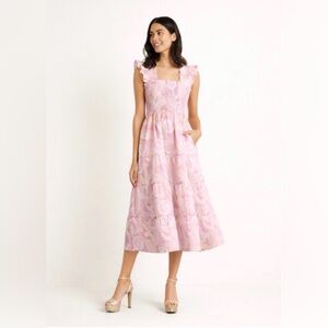 Hill House Home Women’s Ellie Nap Dress in Candy Kaleidoscope Linen: Size Large